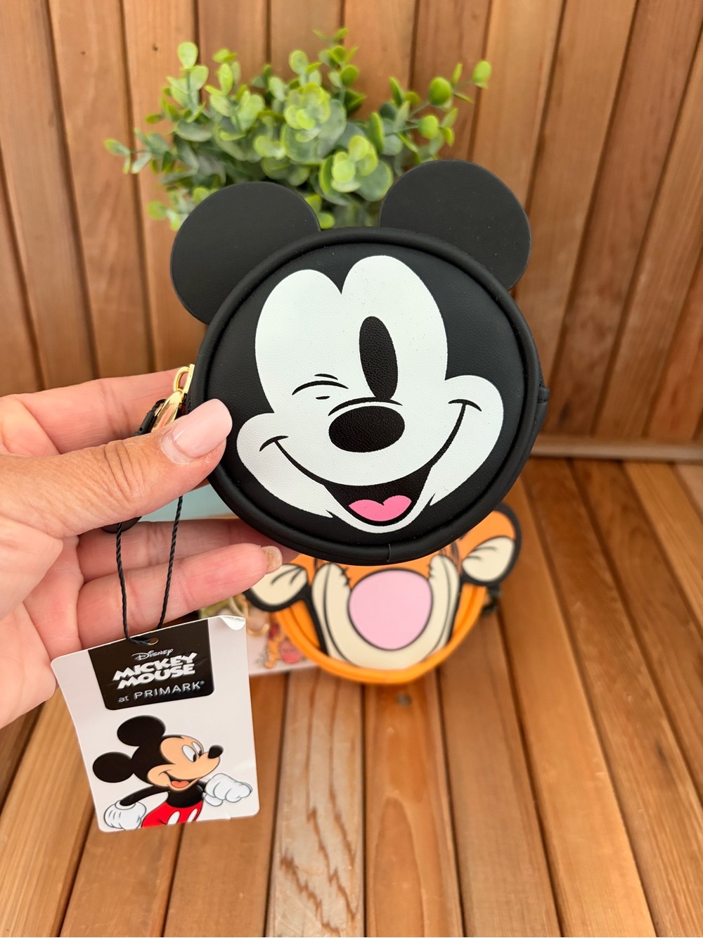 Disney Mickey Mouse Minnie Tigger Coin Purse, Wristlet Pouch NWT Primark - Picture 2 of 11